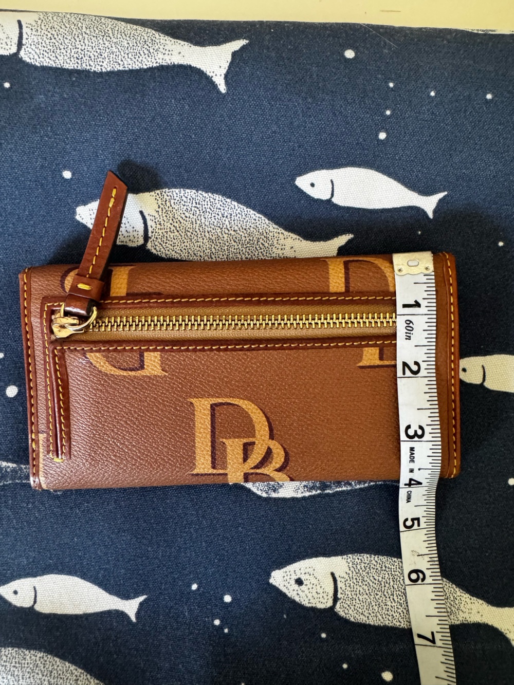 Dooney and Bourke Logo Leather Wallet - Picture 16 of 16